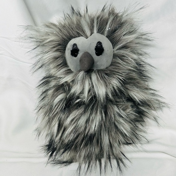 Jellycat Gloria Sparkle Owl Plush 11” Retired Collectible Stuffed Animal Fluffy - Picture 1 of 5